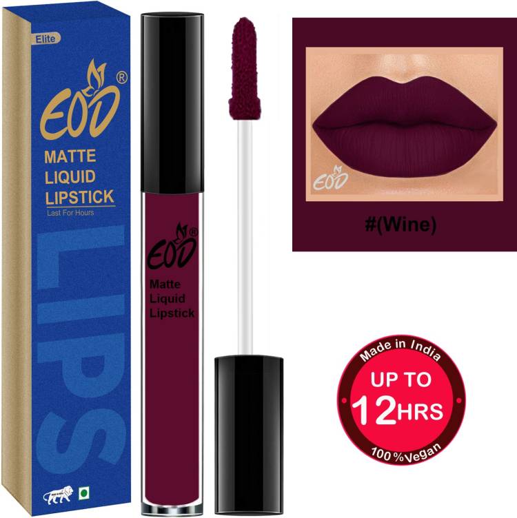 EOD Ultra Soft Matte Lip Cream Liquid Lipstick Non Transfer Set no 175 Price in India
