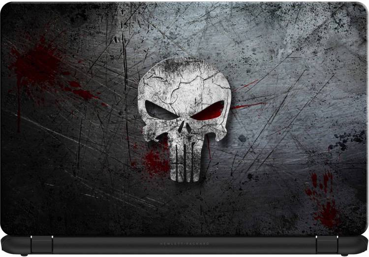 doodad Skull Removable Vinyl Skin Laptop Decal 15.6