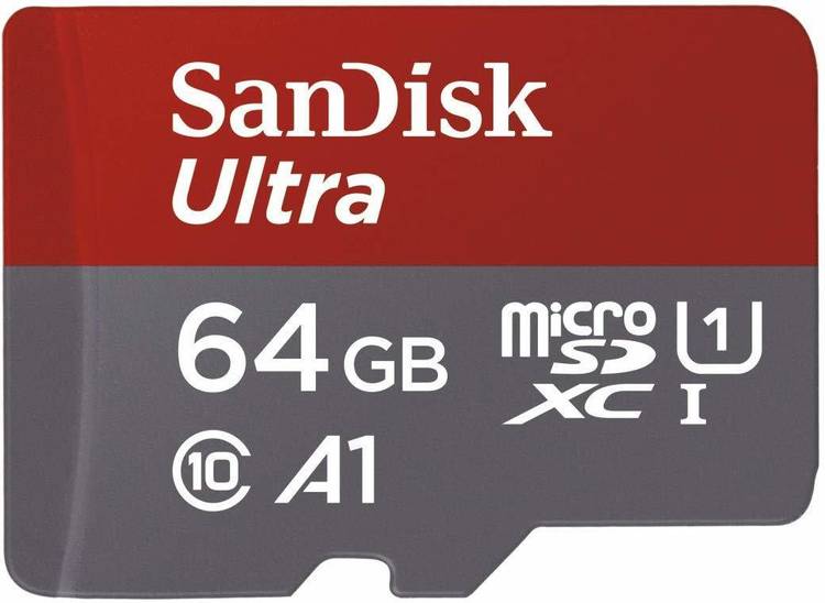 SanDisk MICROSDXC UHS-I CARD 64 GB MicroSD Card Class 10 100 MB/s  Memory Card