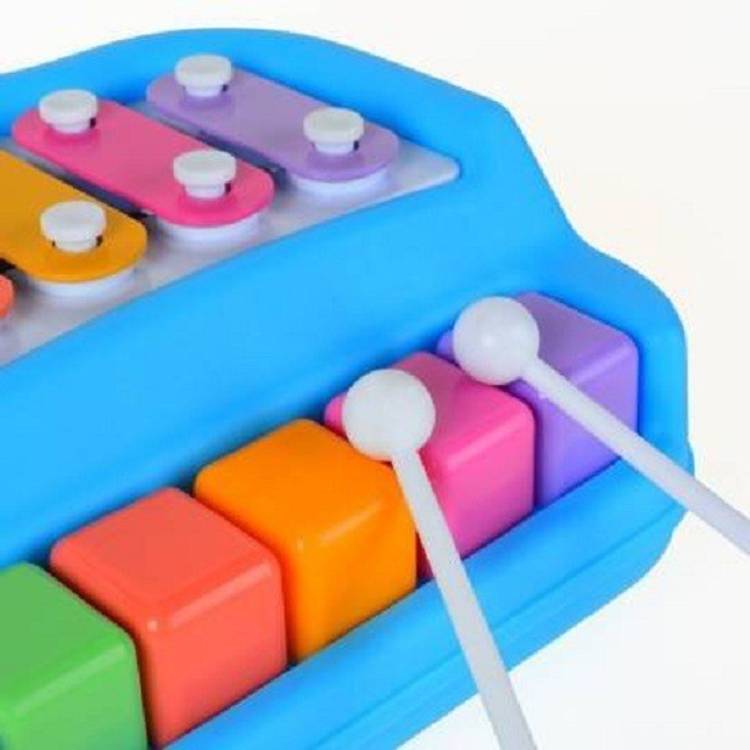 Tenmar Xylophone 2-in-1 Premium Piano 5 Key Scale Musical Toy For Kids - 480