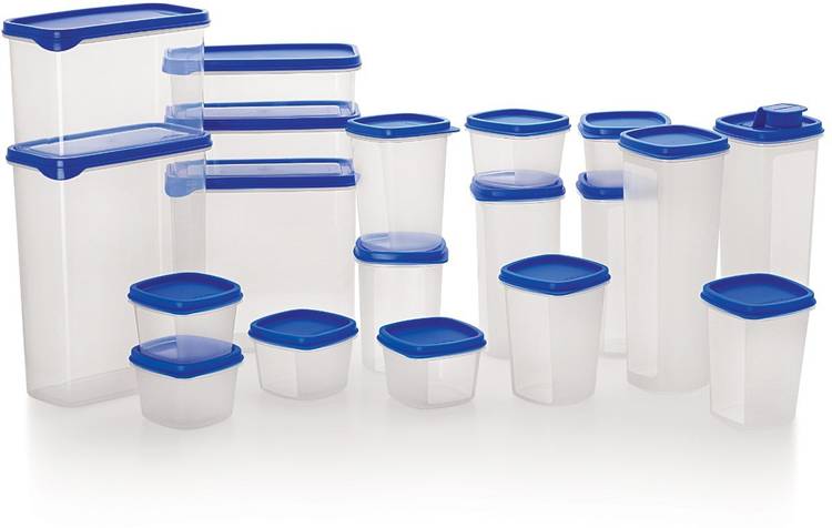 MASTERCOOK 19 PC COMBO PACKS  - 2600 ml, 2000 ml, 1500 ml, 975 ml, 800 ml, 750 ml, 500 ml, 250 ml Polypropylene Grocery Container