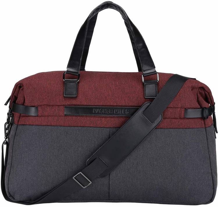 Nasher Miles Bern Grey-Maroon Travel Duffle 55 L Travel Duffel Bag