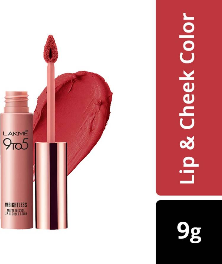 Lakmé 9 to 5 Weightless Mousse Lip & Cheek Color Price in India