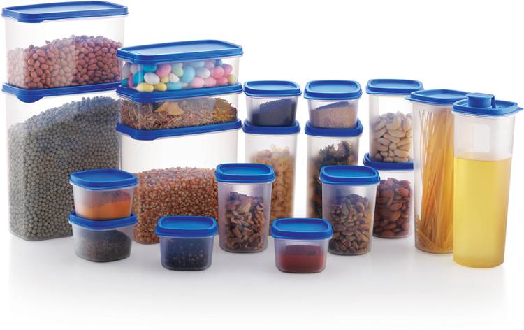 MASTER COOK 19 PC COMBO PACKS - 2600 ml, 2000 ml, 1500 ml, 975 ml, 800 ml, 750 ml, 500 ml, 250 ml Polypropylene Grocery Container