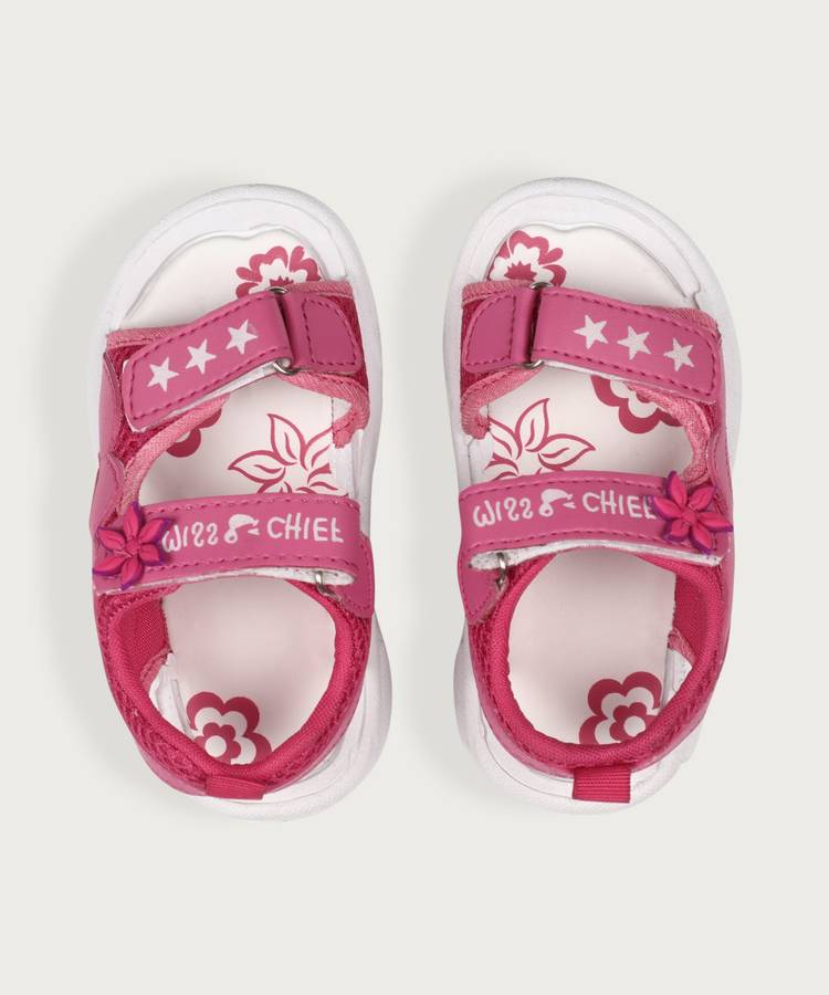 Velcro Strappy Sandals For Girls