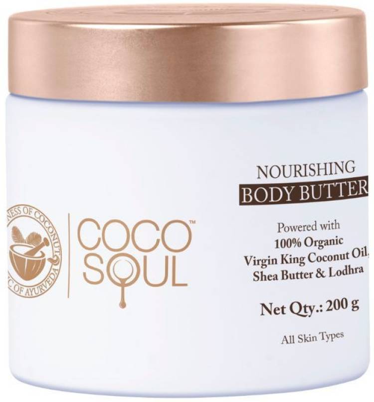 Coco Soul 100% Vegan Body Butter with Coconut Shea Butter & Ayurveda Price in India