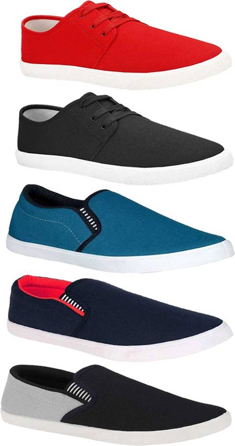 Combo Pack of 5 Casual Sneakers With Sneakers For Men