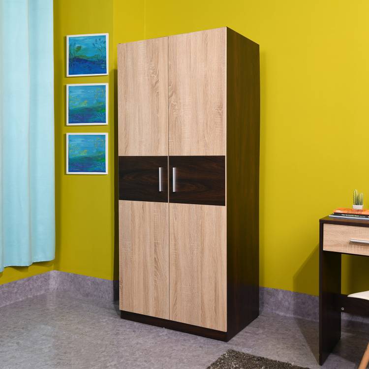 Zuari by Forte Newcastle Engineered Wood 2 Door Wardrobe