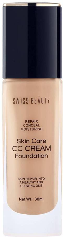 SWISS BEAUTY Foundation (Skin Care CC Cream) Natural Nude Foundation Price in India