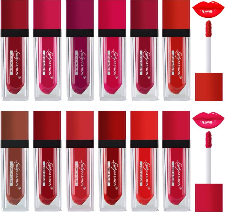 Lady FASHION Sheer Matte Liquid Lipsticks Price in India
