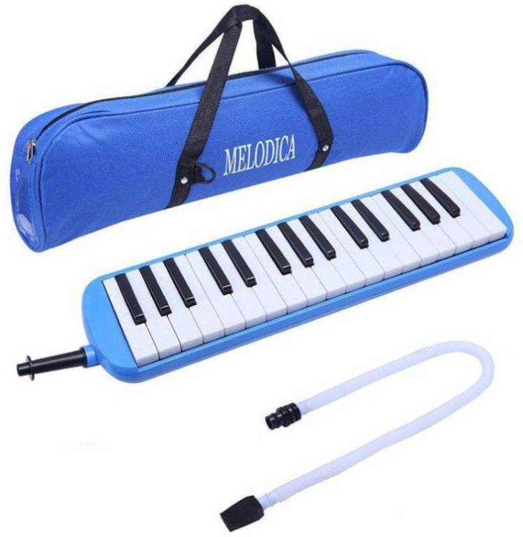 Bestie Toys Mini Portable 32 Key Melodica with Blowpipe Bag Toy