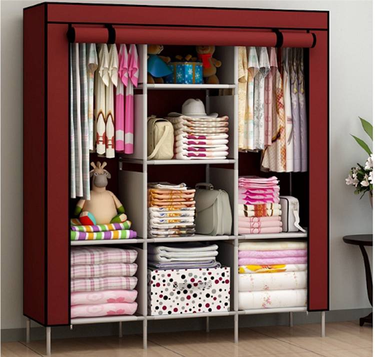 KriShyam PVC Collapsible Wardrobe