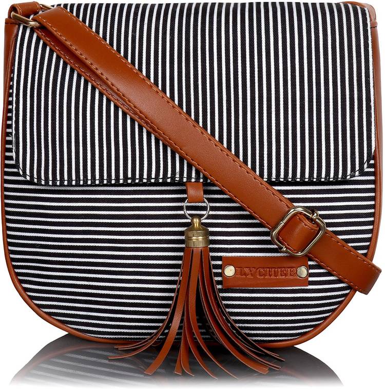 Black Women Sling Bag Price in India