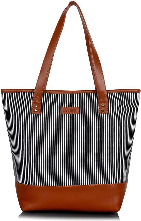 Women Brown, Black Tote