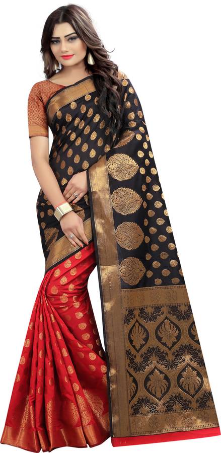 Woven Banarasi Poly Silk Saree