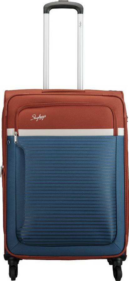 Medium Check-in Luggage (69 cm) - GLITZ 4W EXP STROLLY 69 DENIM BLUE - Blue