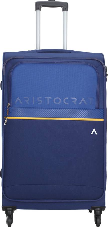 Large Check-in Luggage (79 cm) - BREZZA 4W STROLLY (E) 79 BLUE - Blue