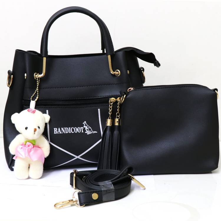 Black Women Hand-held Bag