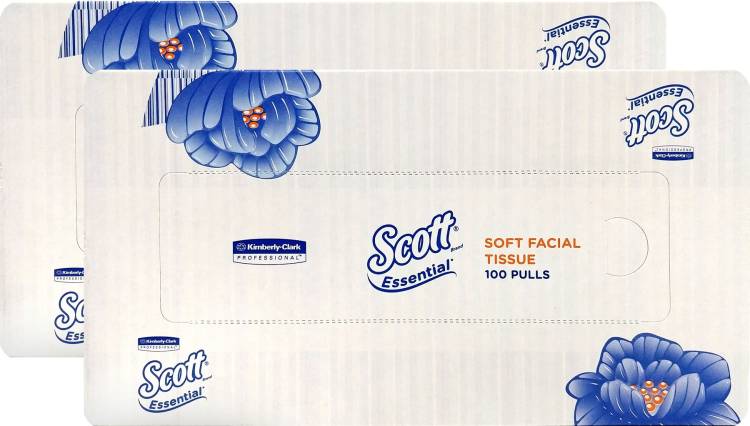 Scott Essential Facial Tissue 2 Ply Combo Price in India