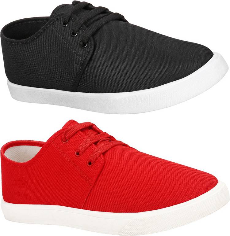 Combo Men Pack of 2 Loafers Shoes Sneakers For Men