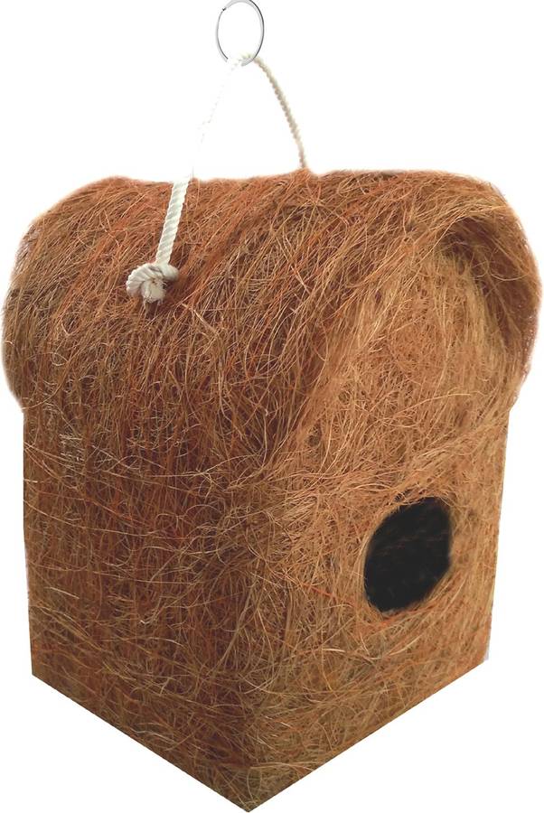 Comfort Organic COIR Bird House Purely Hand Made Bird House