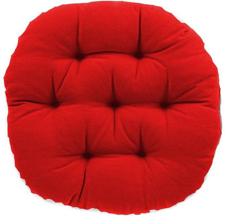Mom's Moon Plus Comfort Round Cushion Microfibre Solid Floor Cushion Pack of 2