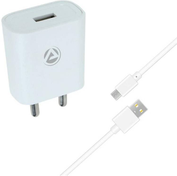 ARU AR-155 2.1A Single Port 2 A Mobile Charger with Detachable Cable