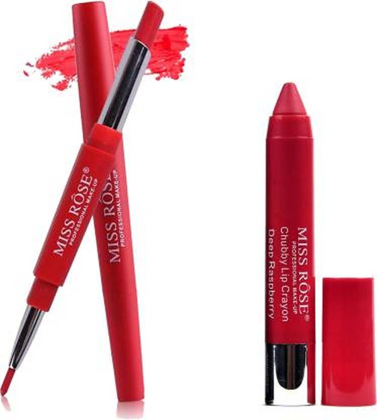 MISS ROSE double head water proof lip Price in India