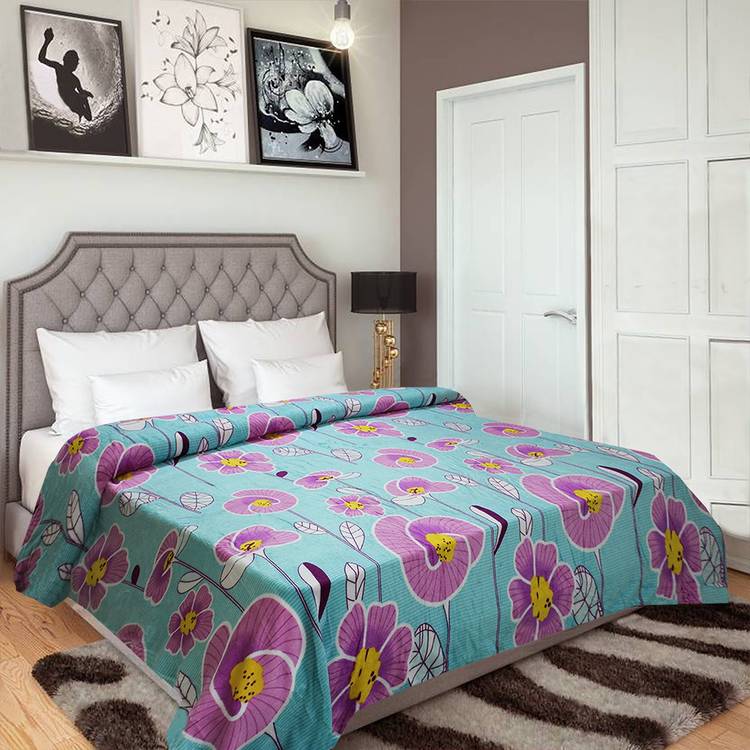 Flipkart SmartBuy Floral Double Coral Blanket