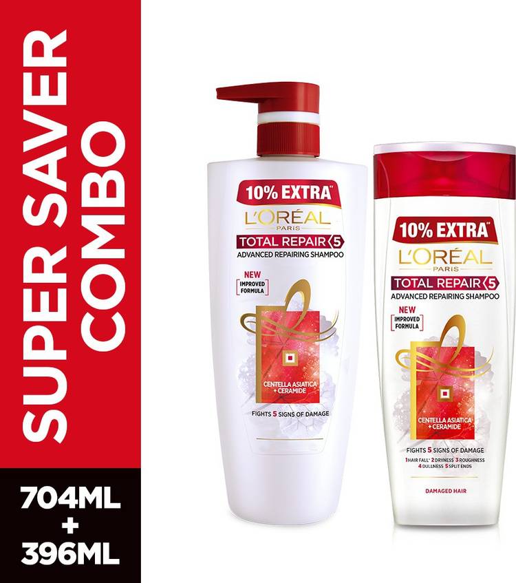 L'Oreal Paris Total Repair 5 Shampoo Plus Combo Pack Women