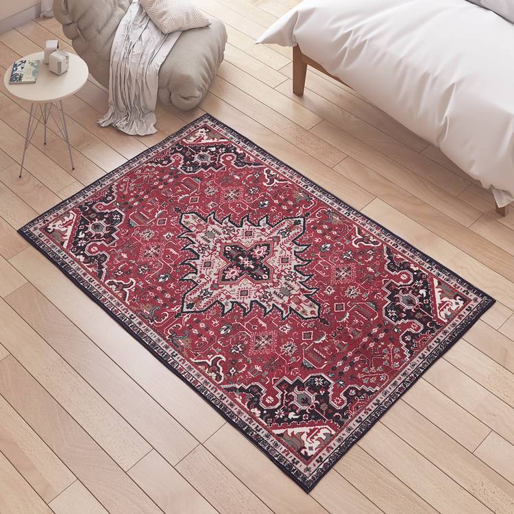 Flipkart Perfect Homes Multicolor Polyester Area Rug