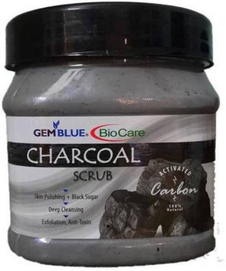 BIOCARE Charcoal Face& Body Scrub Cream Scrub (500 g) Scrub Price in India