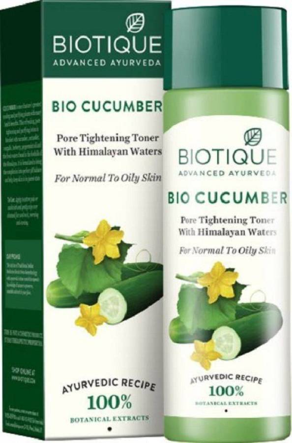BIOTIQUE Bio Cucumber Pore Tightening Toner With Himalayan Water Men & Women Price in India