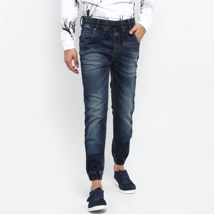 Jogger Fit Men Dark Blue Jeans