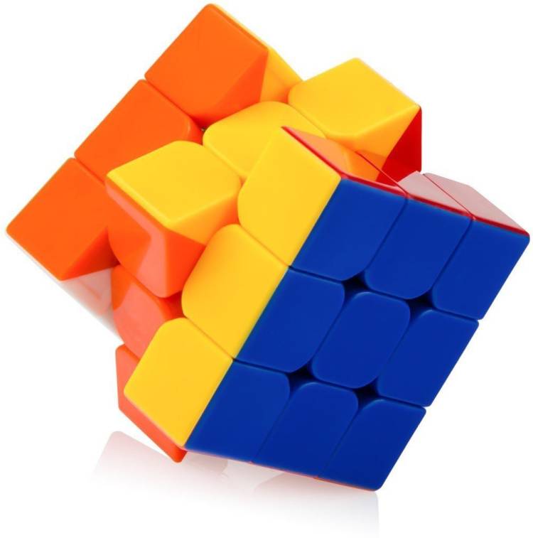 Emob High Speed Stickerless 3x3 Magic Cube Puzzle Game Toy Price in India