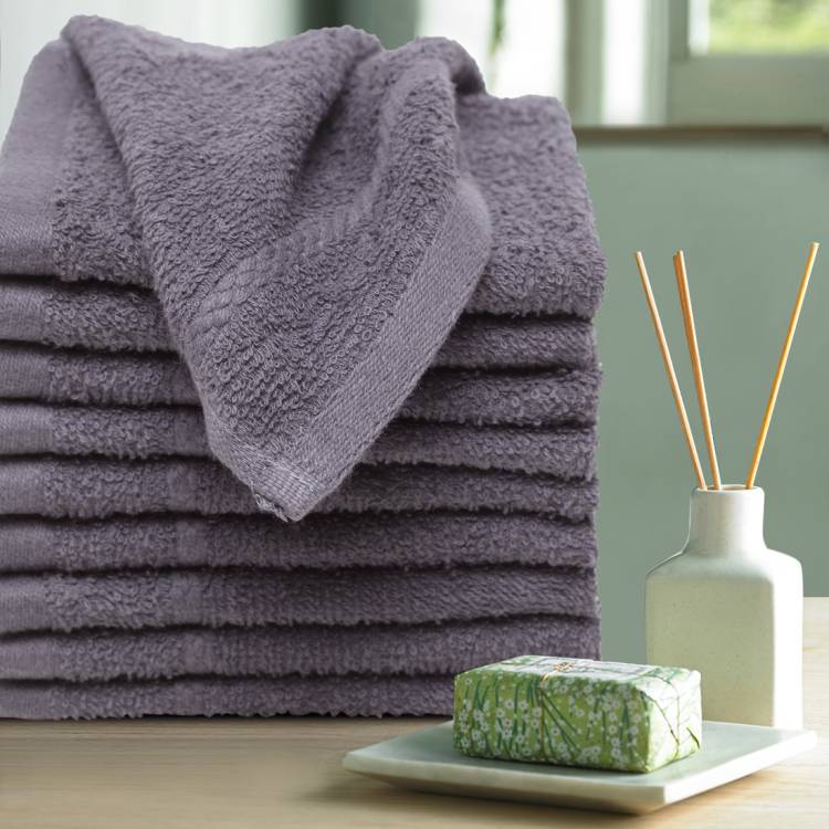 NOVAHOME Cotton 300 GSM Face Towel Set Price in India