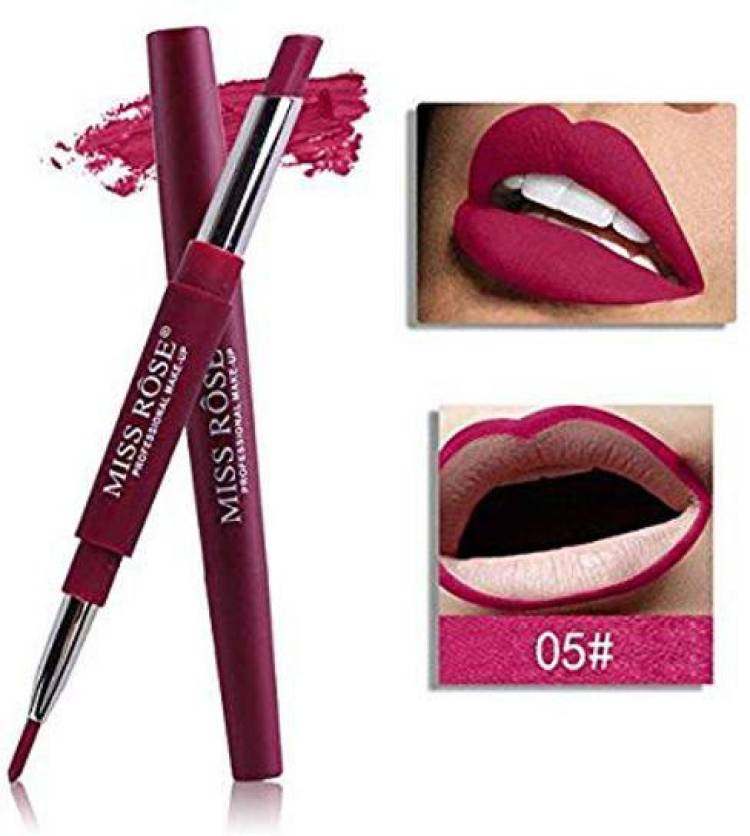 MISS ROSE Colors 2 In 1 Lip Liner Pencil Lipstick Price in India
