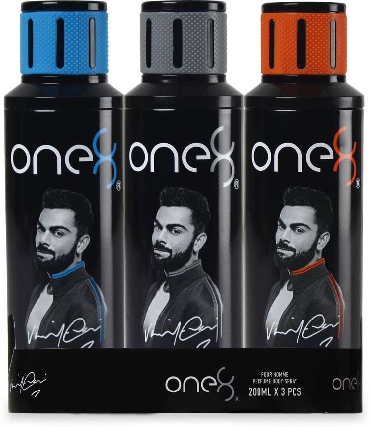 One8 By Virat Kohli One8 Deo Buy2 Get 1 Free combo Perfume Body Spray  -  For Men