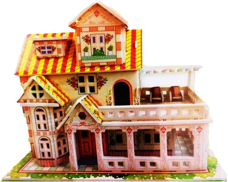 The Cottage 3D House Building Puzzle, English Villa