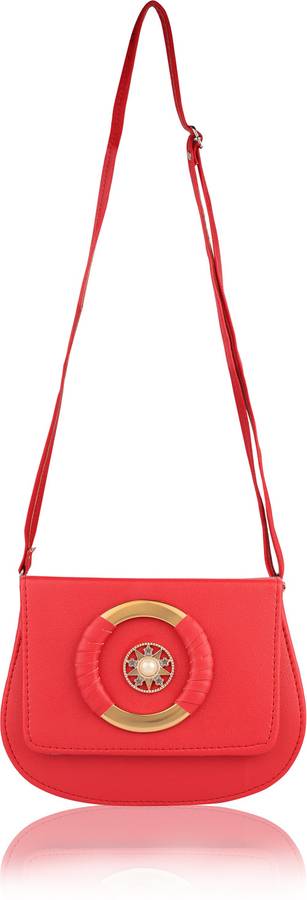 Red Women Sling Bag