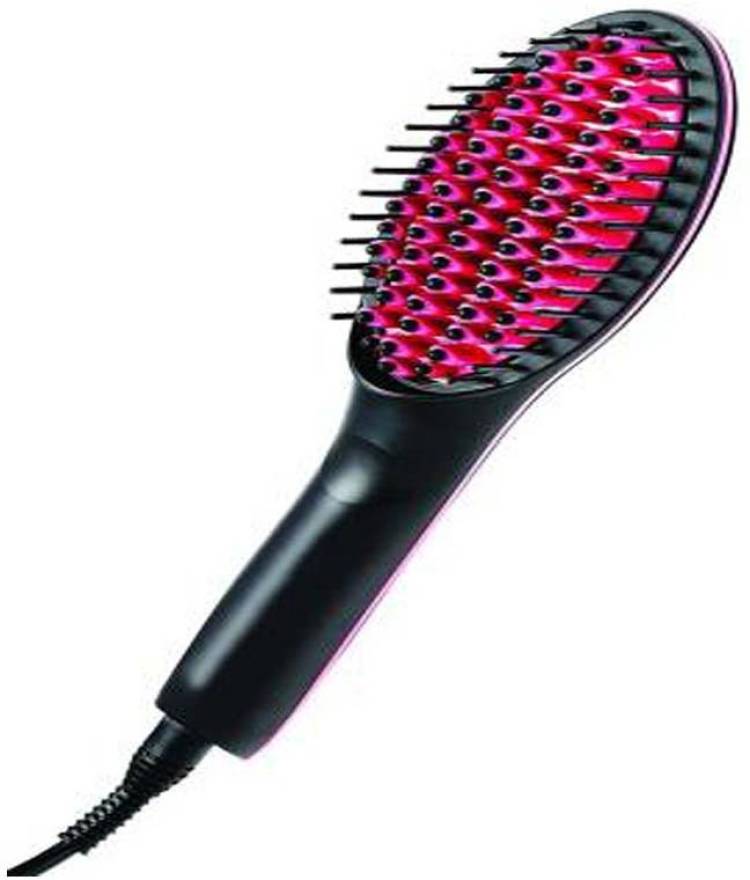 Trendy Trotters Simply Straight,Curler and Styler Fast Ceramic Brush Hair Straightener Price in India