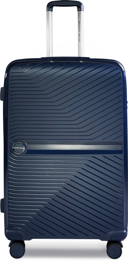 Large Check-in Luggage (75 cm) - Bruges Hard-sided Polypropylene Check-In Luggage Navy Blue 28 inch |75cm Trolley bag - Blue