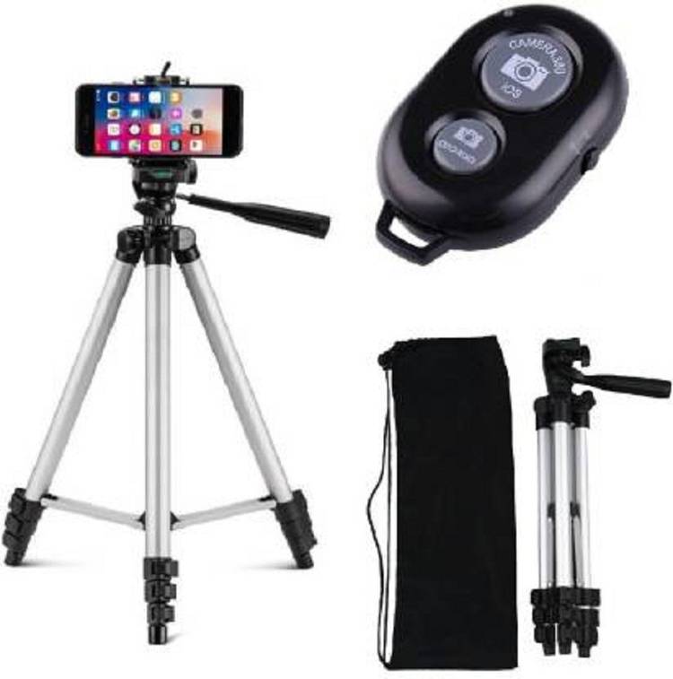 Firststep Tripod With Bluetooth Mobile Remote For Photoshoot, Video Shoot Tripod, Tripod Kit, Tripod Ball Head, Tripod Bracket