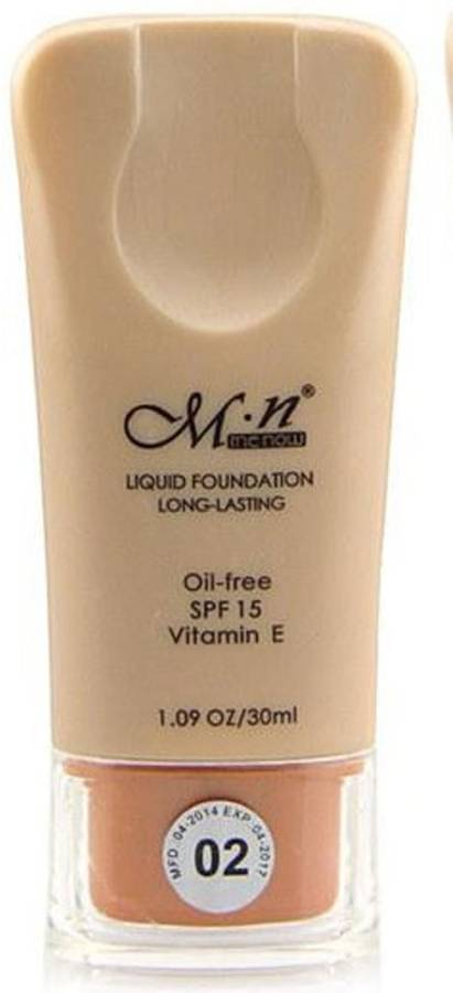 MN Oil Free Log Lasting Liquid Foundation PACK OF 1 Foundation Price in India