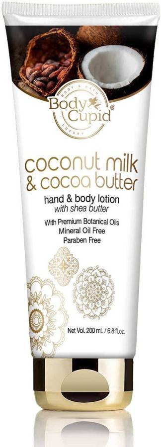 Body Cupid Coconut Milk and Cocoa Butter Hand & Body Lotion Price in India