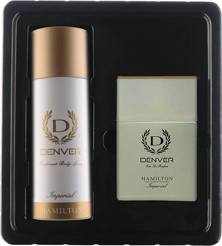 DENVER Imperial Gift Set Perfume 60 ML 165 ML Deodorant Spray