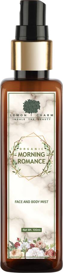 Lemon Charm Organic Morning Romance Face and body Refreshing & Hydrating Mist Body Mist  -  For Men & Women