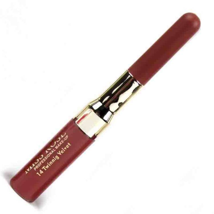 MISS ROSE Liquid Liner Lipstick 14 Twinning Velvet Price in India