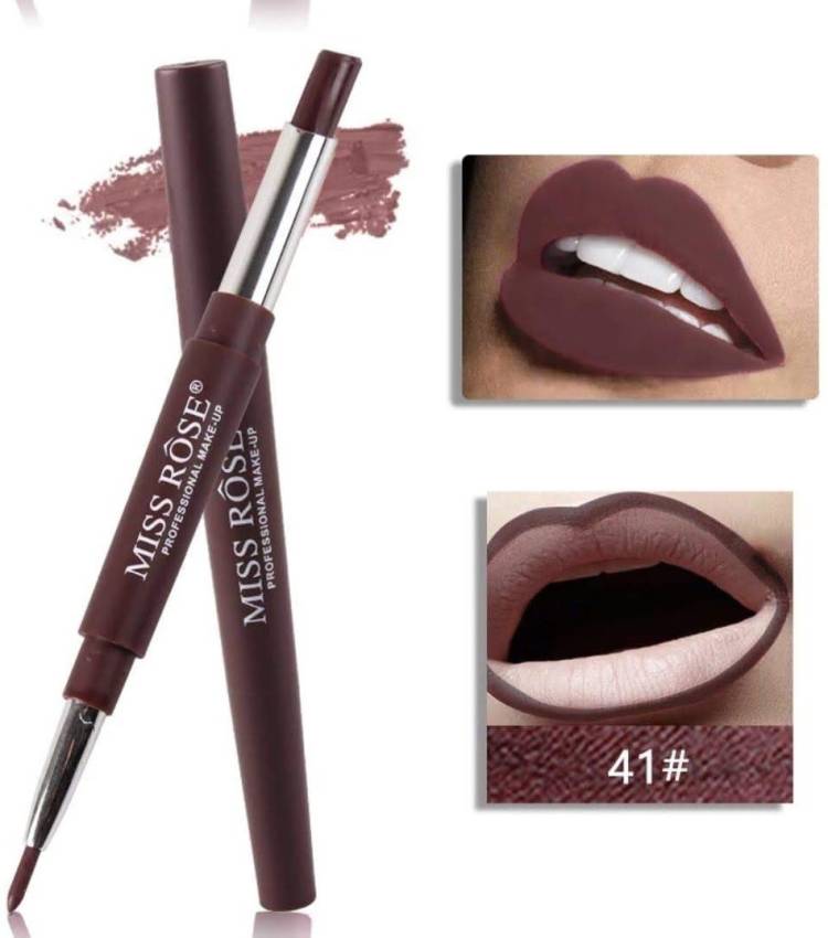 MISS ROSE Makeup Professional Lipstick & Liner 2 in 1-41 Price in India