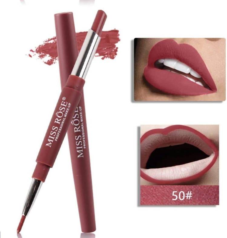 MISS ROSE Makeup Professional Lipstick & Liner 2 in 1-50 Price in India